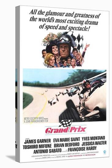 Grand Prix, James Garner, Eva Marie Saint, 1966-null-Stretched Canvas