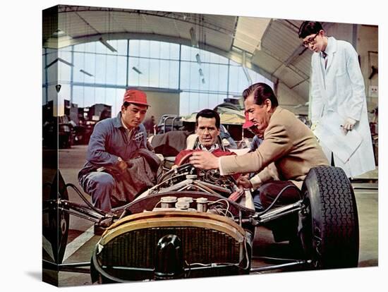 Grand Prix, James Garner, Toshiro Mifune, 1966-null-Stretched Canvas