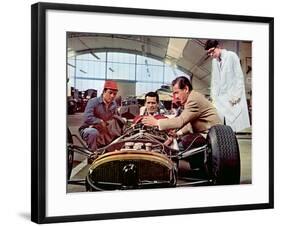 Grand Prix, James Garner, Toshiro Mifune, 1966-null-Framed Photo