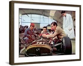 Grand Prix, James Garner, Toshiro Mifune, 1966-null-Framed Photo