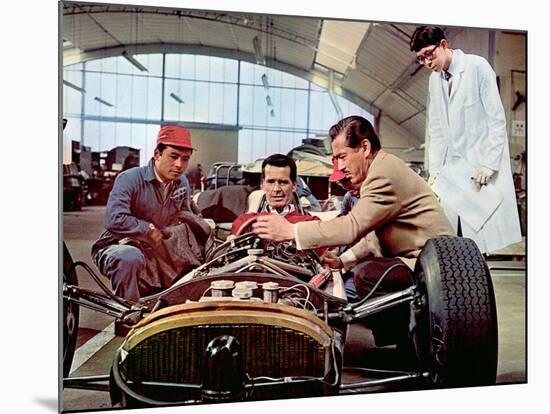 Grand Prix, James Garner, Toshiro Mifune, 1966-null-Mounted Photo