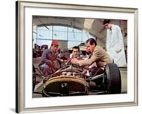 Grand Prix, James Garner, Toshiro Mifune, 1966-null-Framed Photo