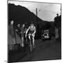 Grand Prix of Lugano (1953) Cyclist Jacques Anquetil (Who Will Win the Race) Followed by His Team (-null-Mounted Giclee Print