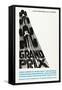 Grand Prix, Poster Art by Saul Bass, 1966-null-Framed Stretched Canvas