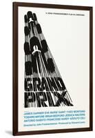 Grand Prix, Poster Art by Saul Bass, 1966-null-Framed Art Print