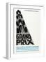 Grand Prix, Poster Art by Saul Bass, 1966-null-Framed Premium Giclee Print