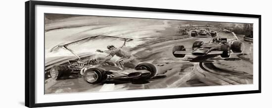 Grand Prix Problems-Graham Coton-Framed Giclee Print