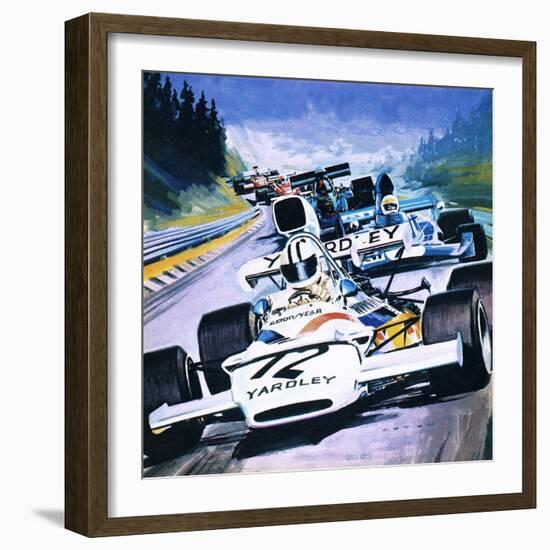 Grand Prix Race-Graham Coton-Framed Giclee Print