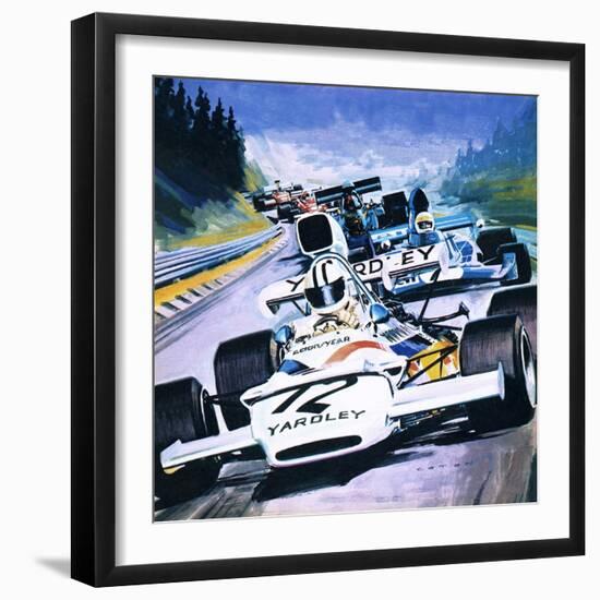 Grand Prix Race-Graham Coton-Framed Giclee Print