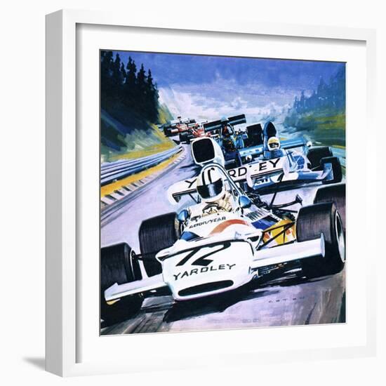 Grand Prix Race-Graham Coton-Framed Giclee Print