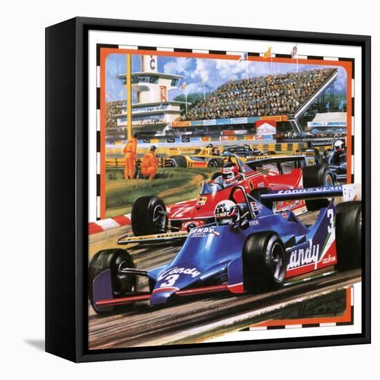 Grand Prix Racing-Wilf Hardy-Framed Stretched Canvas