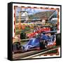 Grand Prix Racing-Wilf Hardy-Framed Stretched Canvas