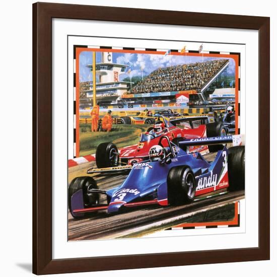 Grand Prix Racing-Wilf Hardy-Framed Giclee Print