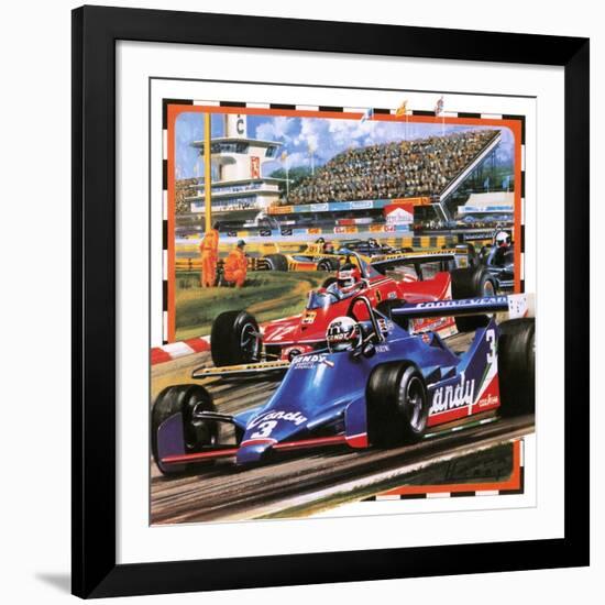 Grand Prix Racing-Wilf Hardy-Framed Giclee Print