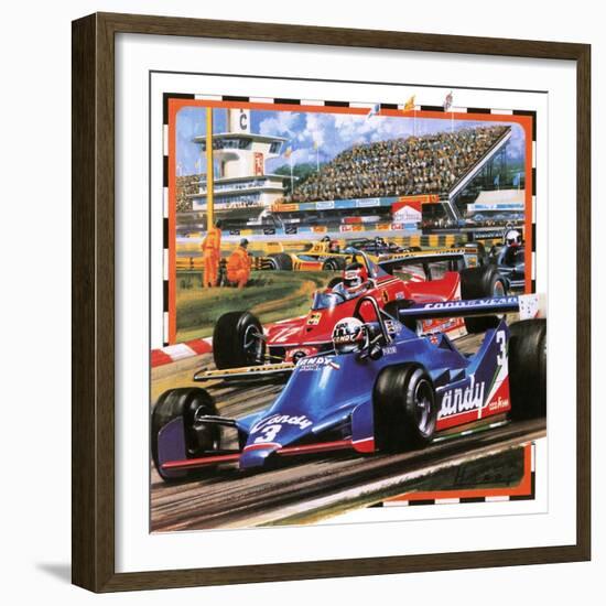 Grand Prix Racing-Wilf Hardy-Framed Giclee Print