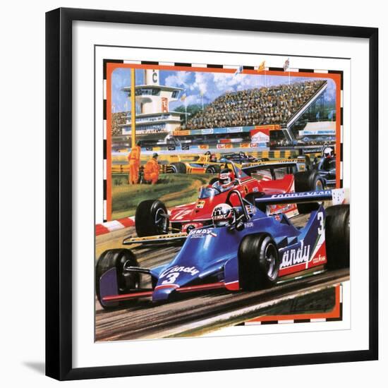 Grand Prix Racing-Wilf Hardy-Framed Giclee Print