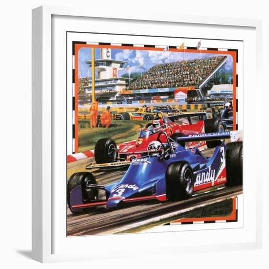 Grand Prix Racing-Wilf Hardy-Framed Giclee Print