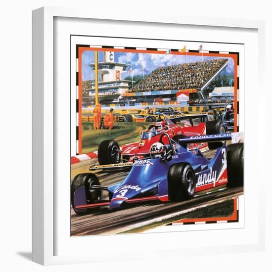 Grand Prix Racing-Wilf Hardy-Framed Giclee Print