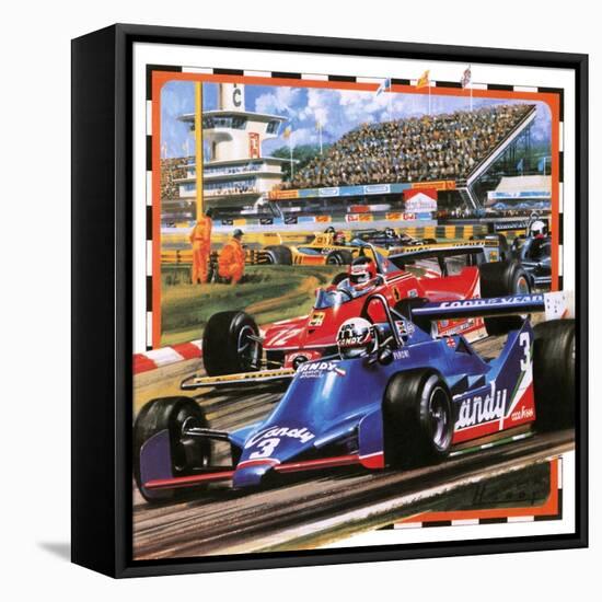 Grand Prix Racing-Wilf Hardy-Framed Stretched Canvas