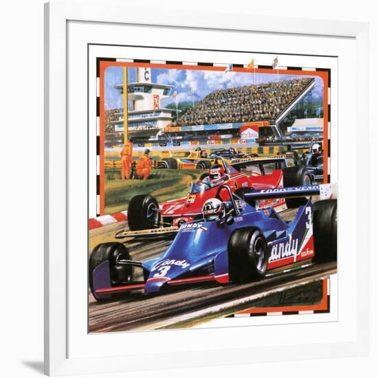 Grand Prix Racing-Wilf Hardy-Framed Giclee Print