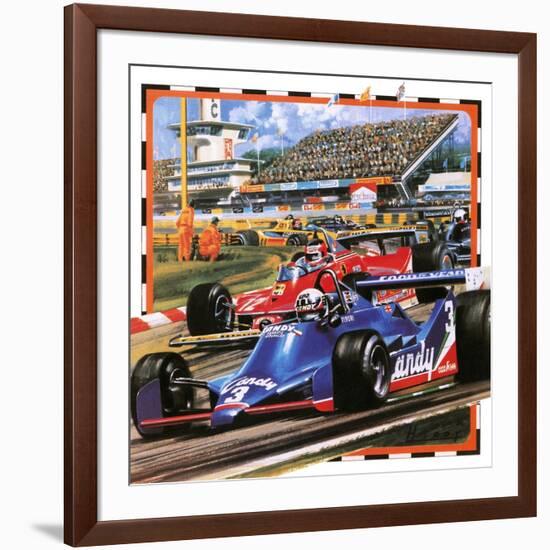 Grand Prix Racing-Wilf Hardy-Framed Giclee Print