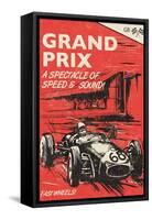 Grand Prix-Rocket 68-Framed Stretched Canvas