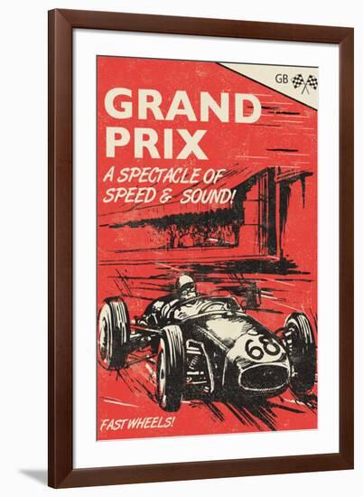 Grand Prix-Rocket 68-Framed Giclee Print