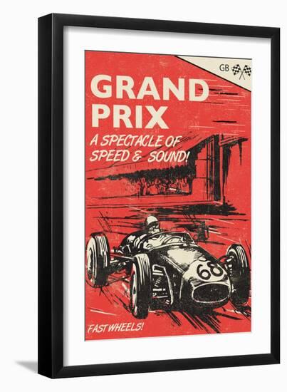 Grand Prix-Rocket 68-Framed Giclee Print