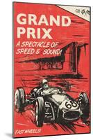 Grand Prix-Rocket 68-Mounted Giclee Print