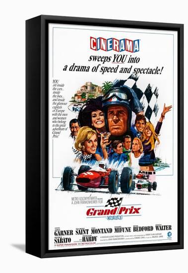 Grand Prix-null-Framed Stretched Canvas