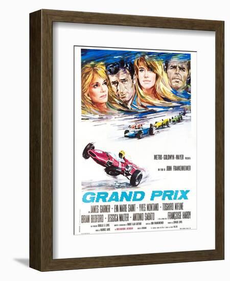 GRAND PRIX-null-Framed Art Print