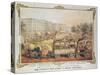 Grand Procession of the Steam Calliope Drawn by a Team of Six Elephants in the City of New York-null-Stretched Canvas