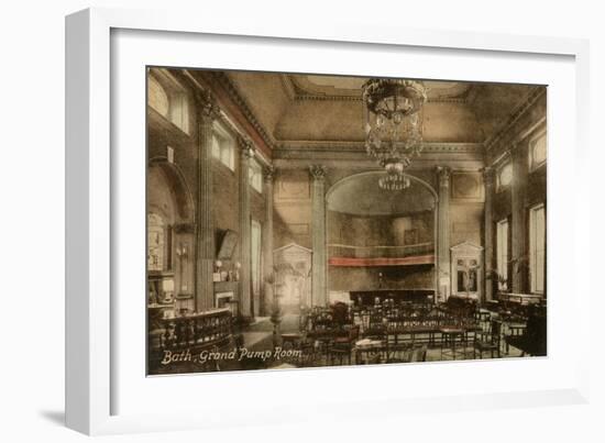 Grand Pump Room, Bath, Somerset, Late 19th or Early 20th Century-Francis & Co Frith-Framed Giclee Print