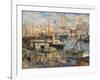 Grand Quai at Havre, 1872-Claude Monet-Framed Giclee Print