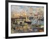 Grand Quai at Havre, 1872-Claude Monet-Framed Giclee Print