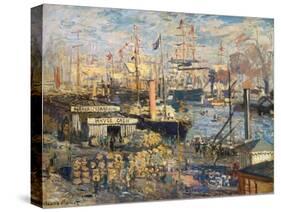 Grand Quai at Havre, 1872-Claude Monet-Stretched Canvas