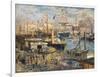 Grand Quai at Havre, 1872-Claude Monet-Framed Giclee Print