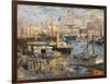 Grand Quai at Havre, 1872-Claude Monet-Framed Giclee Print