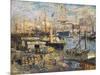 Grand Quai at Havre, 1872-Claude Monet-Mounted Giclee Print