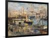 Grand Quai at Havre, 1872-Claude Monet-Framed Giclee Print