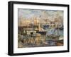 Grand Quai at Havre, 1872-Claude Monet-Framed Giclee Print