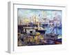 Grand Quay at Le Havre, 1874-Claude Monet-Framed Giclee Print