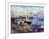 Grand Quay at Le Havre, 1874-Claude Monet-Framed Giclee Print