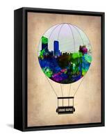 Grand Rapids Air Balloon-NaxArt-Framed Stretched Canvas