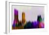 Grand Rapids Downtown Skyline-NaxArt-Framed Art Print