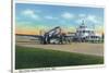 Grand Rapids, Michigan - Boarding Scene at Kent County Airport-Lantern Press-Stretched Canvas