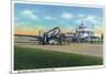 Grand Rapids, Michigan - Boarding Scene at Kent County Airport-Lantern Press-Mounted Premium Giclee Print