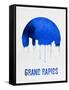 Grand Rapids Skyline Blue-null-Framed Stretched Canvas