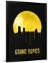 Grand Rapids Skyline Yellow-null-Framed Art Print