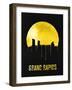 Grand Rapids Skyline Yellow-null-Framed Art Print